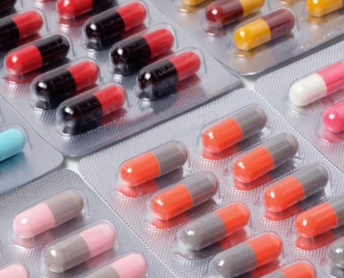 tablets in blister packaging