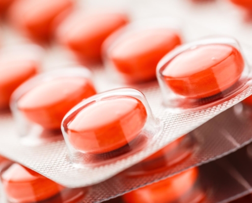 tablets in blister packaging