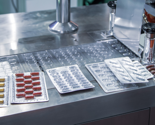 tablets in blister packages