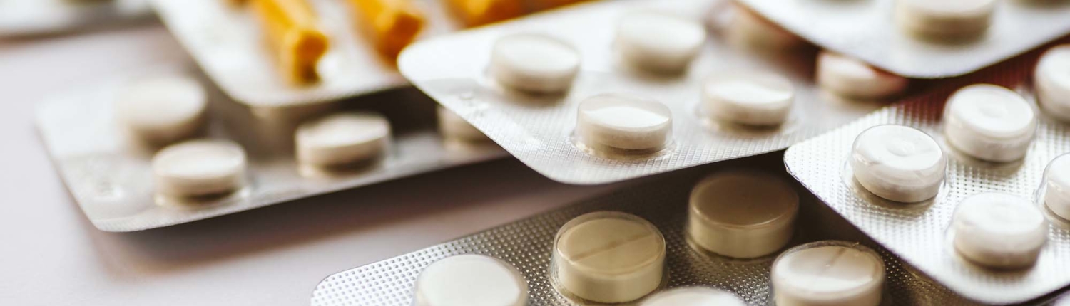Different medicines_ tablets, pills in blister pack, medications drugs Different medicines_ tablets, pills in blister pack, medications drugs